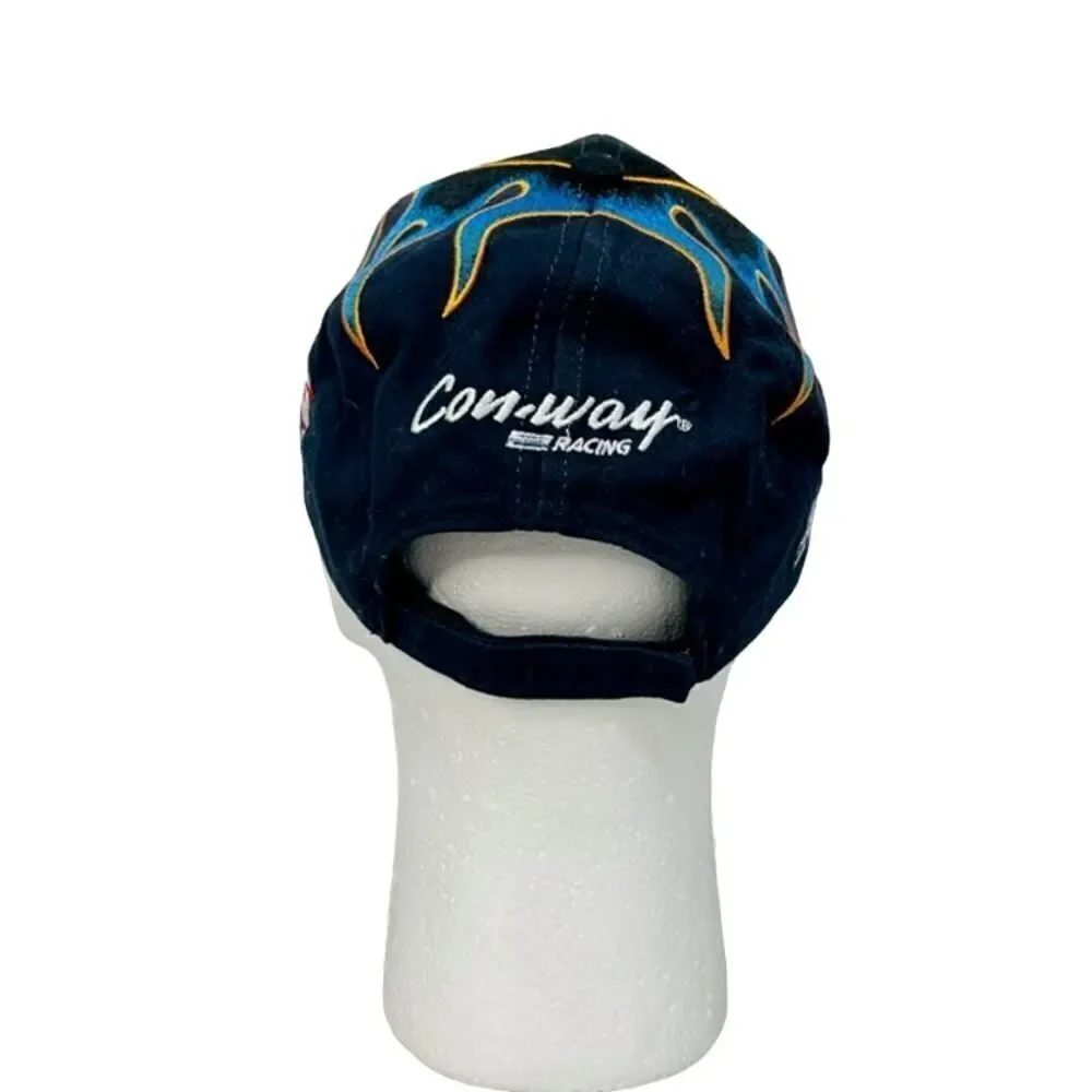 Conway Freight Hat Cap Strap Back Adjustable men Colin Braun 6 Black Blue Flames